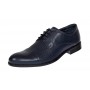 Pantofi barbati office eleganti din piele naturala bleumarin  8305BLUE